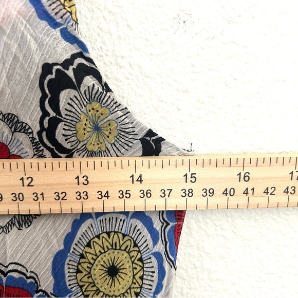 Bisou Bisou Mini Babydoll Dress Y2k Floral Sheer Garden Girl Festival Size Large - Picture 10 of 14